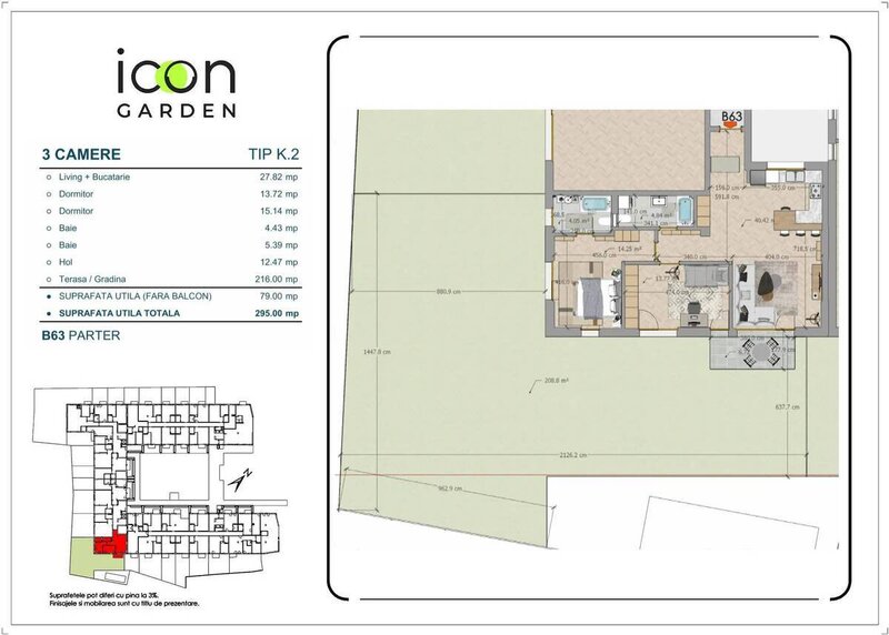 Calea Mosilor, apartament 3 camere, Icon Garden